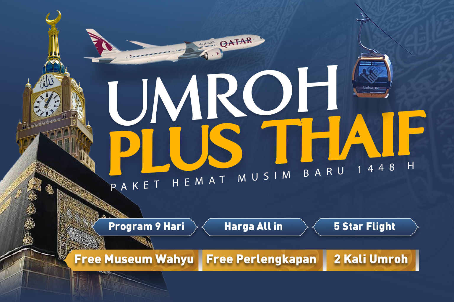 Umroh Reguler Juli 2026 (Qatar)