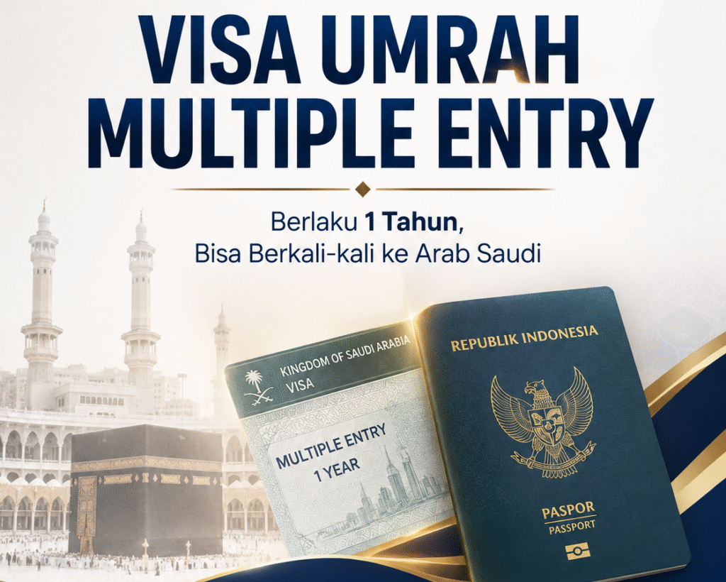 Visa Umroh Multiple Entry 2026: Regulasi Masa Berlaku 1 Tahun dan Aturan 90 Hari