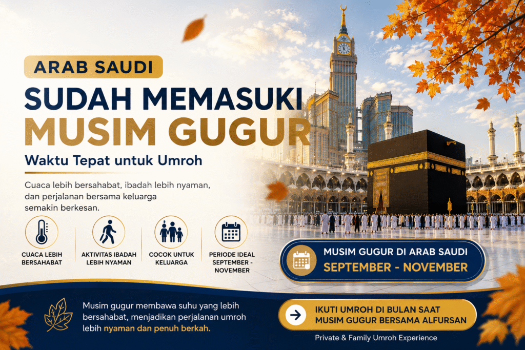 Arab Saudi Memasuki Musim Gugur, Saat yang Tepat untuk Umroh