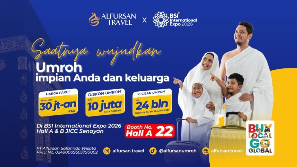 Promo Umrah BSI International Expo 2026, Diskon hingga Rp5 Juta!